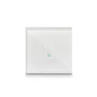 Bilde av Iotty Smart Switch single button faceplate - Design your own smart switch - White PC tilbehør - Nettverk - HomePlug/Powerline
