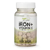 Bilde av Iron + Vitamin-C - 100 Jerntabletter Nyheter