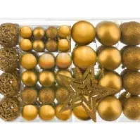 Bilde av Iso Trade julekuler 100 stk + gullstjerne Barn & Bolig - Innredning - Til stuen