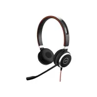Bilde av JABRA EVOLVE 40 UC Duo headset only with 3.5mm Jack without USB Controller headband - Discret Boomarm TV, Lyd & Bilde - Hodetelefoner & Mikrofoner