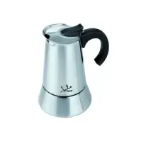 Bilde av JATA Odin, Moka pot, Svart, Rustfritt stål, Rustfritt stål, 10 kopper, 1 stykker Kjøkkenapparater - Kaffe - Stempelkanner