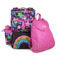 Bilde av JEVA - Schoolbag (16 + 8 L) - Beginners - Rainbow Glitter (313-62) - Leker