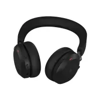 Bilde av Jabra Evolve2 75 - Hodesett - på øret - Bluetooth - trådløst, kabling - aktiv støyreduksjon - USB-A - støyisolerende - svart - Sertifisert for Microsoft Teams TV, Lyd & Bilde - Hodetelefoner & Mikrofoner