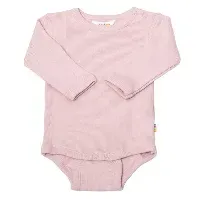 Bilde av Joha 2X2 Cotton Rib Body Langarmet Pink - Babyklær