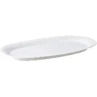 Bilde av Kähler Hammershøi ovalt serveringsfat, hvitt, 40 x 22.5 cm Serveringsfat