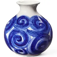 Bilde av Kähler Tulle vase 10,5 cm, blå Lysestaker