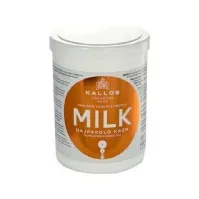 Bilde av KALLOS Milk Hair Mask With Milk Protein maske med melkeproteinekstrakt for tørt og skadet hår 1000ml N - A