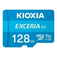 Bilde av KIOXIA EXCERIA G2 - Flashminnekort - 128 GB - A1 / Video Class V30 / UHS-I U3 / Class10 - microSDXC UHS-I U3 Foto og video - Foto- og videotilbehør - Minnekort