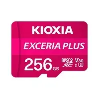 Bilde av KIOXIA EXCERIA PLUS - Flashminnekort - 256 GB - A1 / Video Class V30 / UHS-I U3 / Class10 - microSDXC UHS-I Foto og video - Foto- og videotilbehør - Minnekort