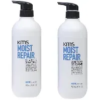 Bilde av KMS Moist Repair Duo Shampoo 750 ml + Conditioner 750 ml Hårpleie - Pakkedeals