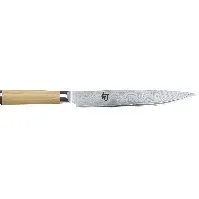 Bilde av Kai Trencher-kniv eller kjøttkniv Shun Classic White, bladlengde 23 cm Forskjærerkniv