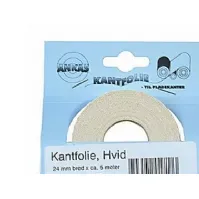 Bilde av Kantfolie hvid 17mm 5mtr - til påstrygning (kantbånd) Papir & Emballasje - Emballasje - Flastfolie