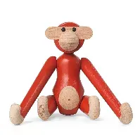 Bilde av Kay Bojesen Mini vintage ape, rød Figur