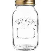 Bilde av Kilner Konserveringskrukke 1 liter Rund Oppbevaringsglass