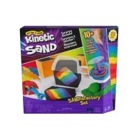Bilde av Kinetic Sand Sandisfactory Set with 2lbs of Colored and Black, Flerfarvet, 10+, Dreng/Pige Leker - Kreativitet - Spill sand
