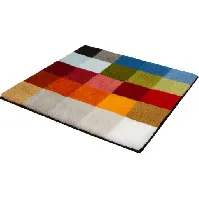 Bilde av Kleine Wolke Cubetto baderomsmatte, 60x60 cm, flerfarvet Baderom > Innredningen