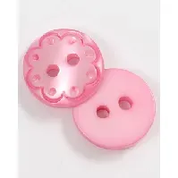 Bilde av Knapp 12 mm rosa Strikking, pynt, garn og strikkeoppskrifter