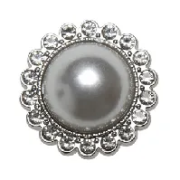Bilde av Knapp 21 mm Diamant perle 4-pakning Strikking, pynt, garn og strikkeoppskrifter