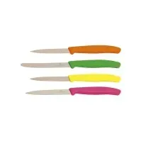 Bilde av Knivsæt Victorinox grøntsagsknive i mix farver - sæt med 4 stk. Catering - Engangstjeneste - Bestikk