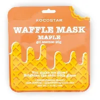 Bilde av Kocostar Waffle Mask Maple 40 g Hudpleie - Ansiktspleie - Ansiktsmasker