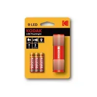 Bilde av Kodak 9 LED, Lommelykt, Rød, Aluminium, IP62, -10 - 60 °C, LED Belysning - Annen belysning - Lommelykter