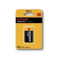 Bilde av Kodak Kodak Xtralife 9V, 6LR61 (1stk.) Batterier og ladere,Kodak-batterier til kanonpris! Inky,Alkaliske