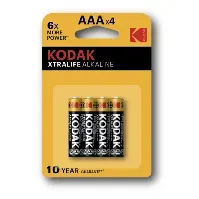 Bilde av Kodak Kodak Xtralife AAA, LR03 (4-pakk) Batterier og ladere,Alkaliske batterier