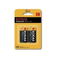 Bilde av Kodak Kodak Xtralife C, LR14 (2-pakk) Batterier og ladere,Alkaliske batterier