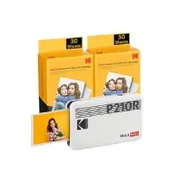 Bilde av Kodak Mini 2 Retro, 53 x 86 mm, Hvid, 8 ark, Micro-USB, 620 mAh, 1,5 t Skrivere & Scannere - Blekk & fotoskrivere - Fotoskrivere