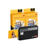 Bilde av Kodak Mini 2 Retro, Dye-Sublime, 2.1 x 3.4 (5.3 x 8.6 cm), Utskrift uten kanter, Bluetooth, Direkte utskrift, Sort Skrivere & Scannere - Blekk & fotoskrivere - Fotoskrivere