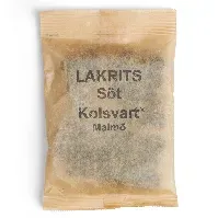 Bilde av Kolsvart Søt lakris, 120 g Lakris