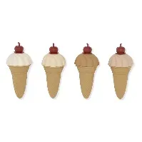 Bilde av Konges Sløjd 4 Pack Silicone Ice Cream Multi - Leker