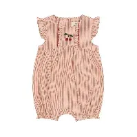 Bilde av Konges Sløjd Ellie Frill Romper Amour Stripe - Babyklær