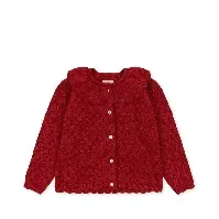 Bilde av Konges Sløjd Holiday Knit Cardigan Savy Red - Babyklær