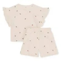 Bilde av Konges Sløjd 2 Pack Lin Frill Set Cherry - Babyklær