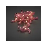 Bilde av Konstsmide 3132-343, Dekorativ lyslenke, Rosa, Plast, IP20, 6 t, Flamingo Belysning - Annen belysning - Lyslenker