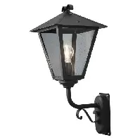 Bilde av Konstsmide Benu Up utendørs vegglampe, sort Vegglampe