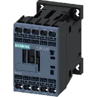 Bilde av Kontaktor 9A 4KW 3P+1NC 230V AC fjærklemme 3RT2016-2AP02 Backuptype - El