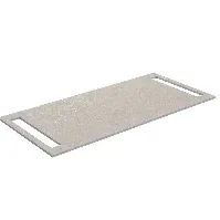 Bilde av Korsbakken Benkeplate HPL med Håndkleholder Sand / 2 Sider 100cm Benkeplate bad