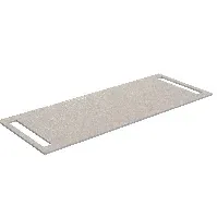 Bilde av Korsbakken Benkeplate HPL med Håndkleholder Sand / 2 Sider 120cm Benkeplate bad