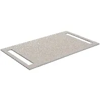 Bilde av Korsbakken Benkeplate HPL med Håndkleholder Sand / 2 Sider 80cm Benkeplate bad