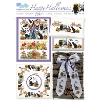 Bilde av Korsstingsmønster Halloween Strikking, pynt, garn og strikkeoppskrifter