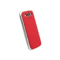 Bilde av Krusell Donsö UnderCover - Beskyttende deksel for mobiltelefon - polykarbonat, kunstlær - rød - for Samsung Galaxy S III Tele & GPS - Mobilt tilbehør - Deksler og vesker