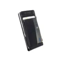 Bilde av Krusell Kalmar WalletCase MfX - Lommebok for mobiltelefon - lær - svart - for Sony XPERIA Z3 Compact Tele & GPS - Mobilt tilbehør - Deksler og vesker