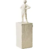 Bilde av Kähler Astro løven 30 cm, hvit Skulptur