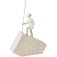Bilde av Kähler Astro steinbukken 25 cm, hvit Skulptur