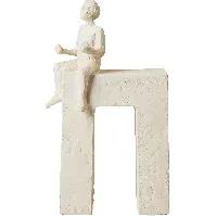 Bilde av Kähler Astro tvillingene 24 cm, hvit Skulptur