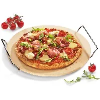 Bilde av Küchenprofi Rund Pizzasten med stativ, 30 cm Pizzasten