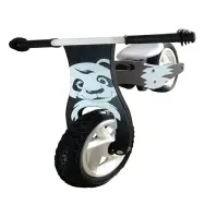 Bilde av Løbecykel Panda i træ med rigtige lufthjul Utendørs lek - Gå / Løbekøretøjer - Løpe sykkel