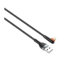 Bilde av LDNIO USB Cable USB to Lightning Cable LDNIO LS562, 2.4A, 2m (Black) PC tilbehør - Kabler og adaptere - Datakabler